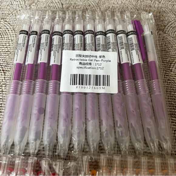 Mumuso 3 packets Retractable Gel Pen - Picture 3 of 7